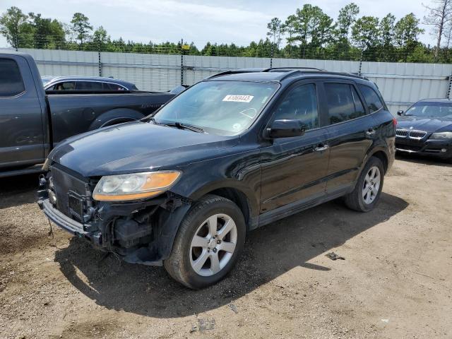 5NMSH13E29H331593 - 2009 HYUNDAI SANTA FE SE BLACK photo 1