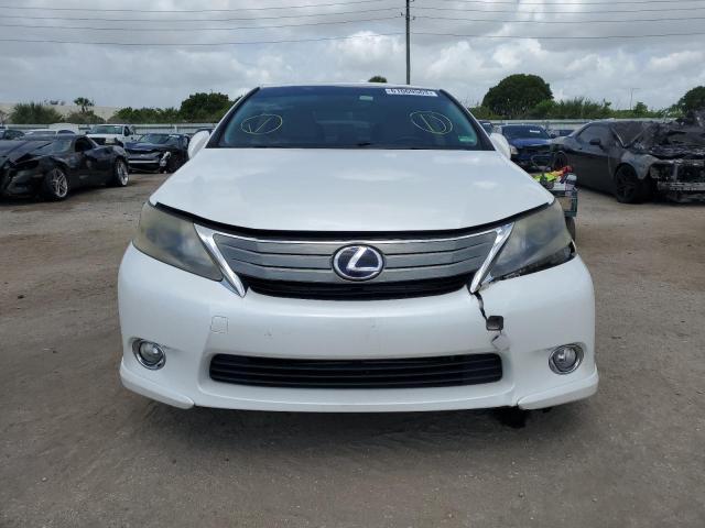 JTHBB1BA5B2046766 - 2011 LEXUS HS 250H WHITE photo 5