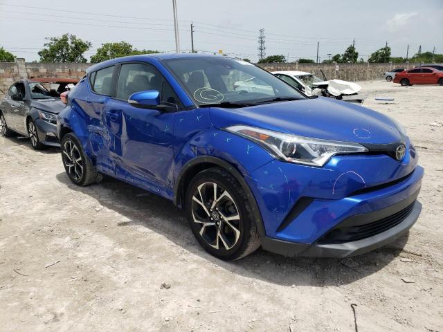 NMTKHMBX9JR056065 - 2018 TOYOTA C-HR XLE BLUE photo 4