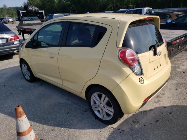 KL8CD6S94DC534115 - 2013 CHEVROLET SPARK 1LT YELLOW photo 2