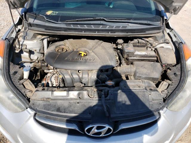 5NPDH4AE5CH105569 - 2012 HYUNDAI ELANTRA GLS SILVER photo 11