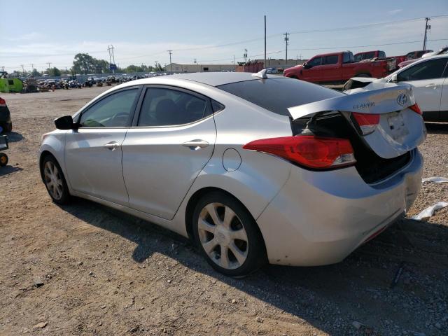 5NPDH4AE5CH105569 - 2012 HYUNDAI ELANTRA GLS SILVER photo 2