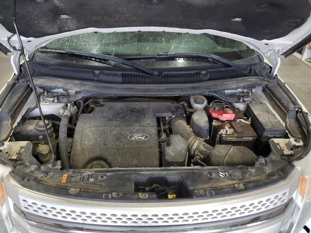 1FM5K8D81DGC30251 - 2013 FORD EXPLORER XLT Weiß Foto 12