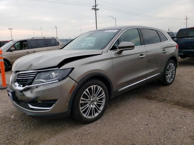 2LMTJ8LR2GBL59894 - 2016 LINCOLN MKX RESERVE GRAY photo 1