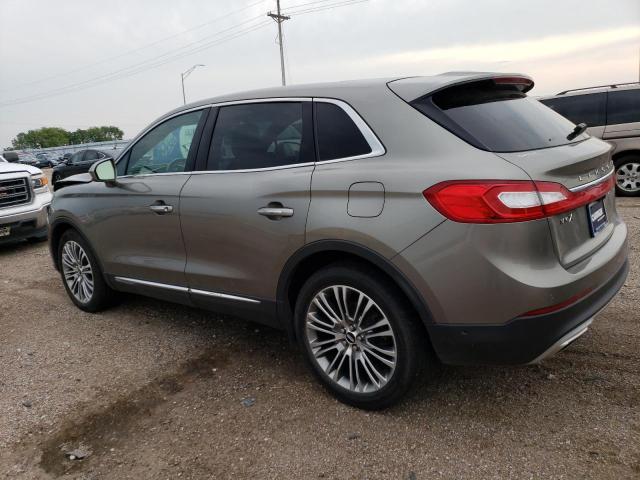 2LMTJ8LR2GBL59894 - 2016 LINCOLN MKX RESERVE GRAY photo 2