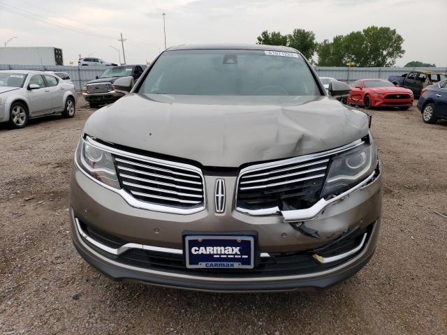 2LMTJ8LR2GBL59894 - 2016 LINCOLN MKX RESERVE GRAY photo 5