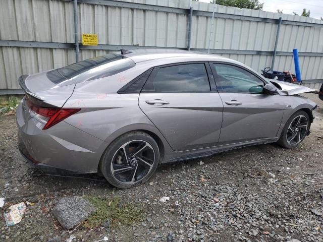 KMHLR4AF1PU474213 - 2023 HYUNDAI ELANTRA N LINE GRAY photo 3