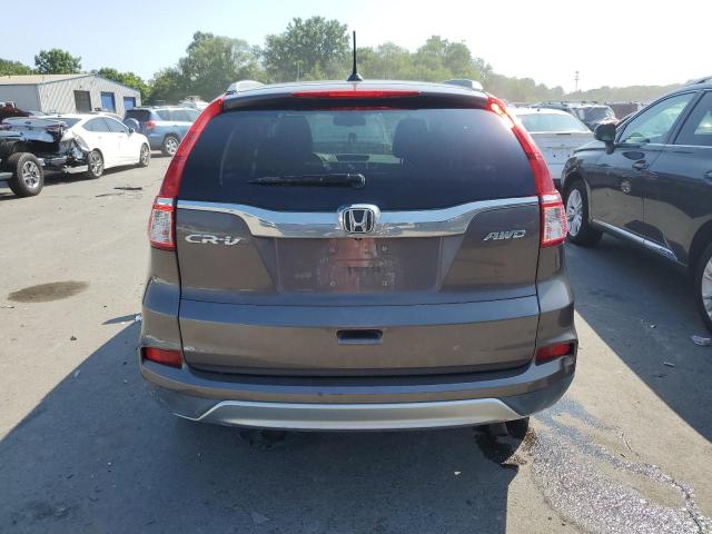 2HKRM4H78FH610020 - 2015 HONDA CR-V EXL GRAY photo 6