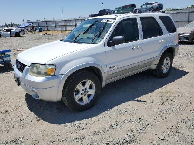 1FMCU95H25KC46057 - 2005 FORD ESCAPE HEV WHITE photo 1