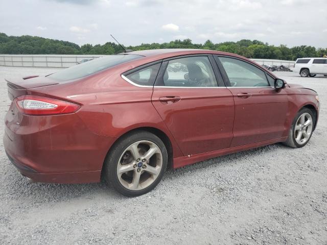 3FA6P0H77ER304737 - 2014 FORD FUSION SE MAROON photo 3