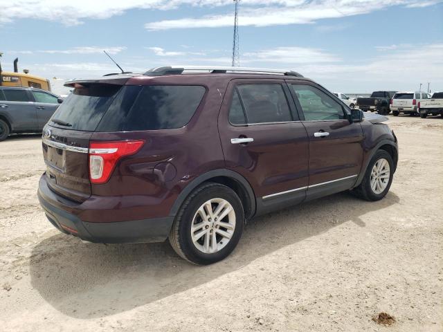 1FMHK7D82BGA56968 - 2011 FORD EXPLORER XLT MAROON photo 3