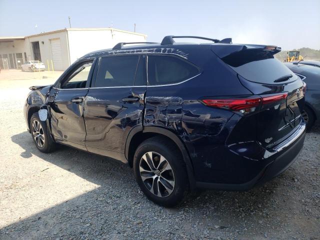 5TDGZRBH9NS183821 - 2022 TOYOTA HIGHLANDER XLE Mavi foto 2