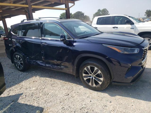 5TDGZRBH9NS183821 - 2022 TOYOTA HIGHLANDER XLE Mavi foto 4