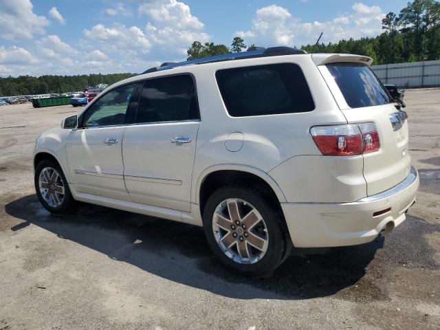 1GKKRTED5CJ400392 - 2012 GMC ACADIA DENALI WHITE photo 2