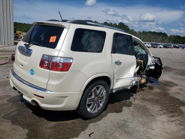 1GKKRTED5CJ400392 - 2012 GMC ACADIA DENALI WHITE photo 3