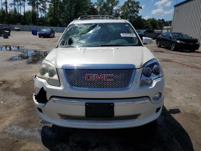1GKKRTED5CJ400392 - 2012 GMC ACADIA DENALI WHITE photo 5