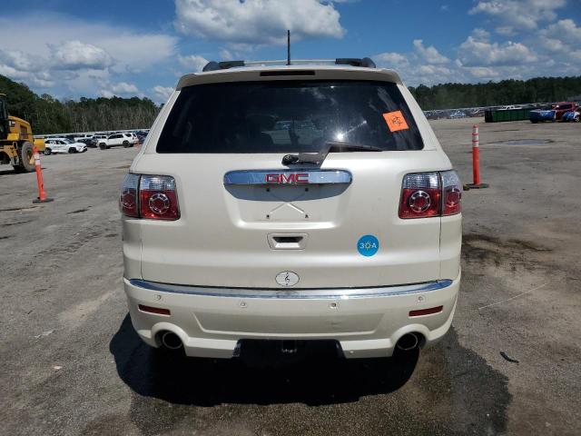 1GKKRTED5CJ400392 - 2012 GMC ACADIA DENALI WHITE photo 6