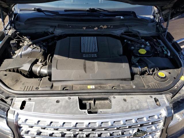SALGV2TF4EA179858 - 2014 LAND ROVER RANGE ROVE AUTOBIOGRAPHY BLUE photo 12