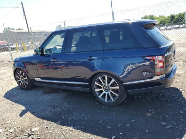SALGV2TF4EA179858 - 2014 LAND ROVER RANGE ROVE AUTOBIOGRAPHY BLUE photo 2