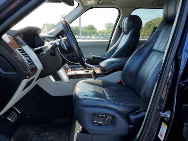 SALGV2TF4EA179858 - 2014 LAND ROVER RANGE ROVE AUTOBIOGRAPHY BLUE photo 7