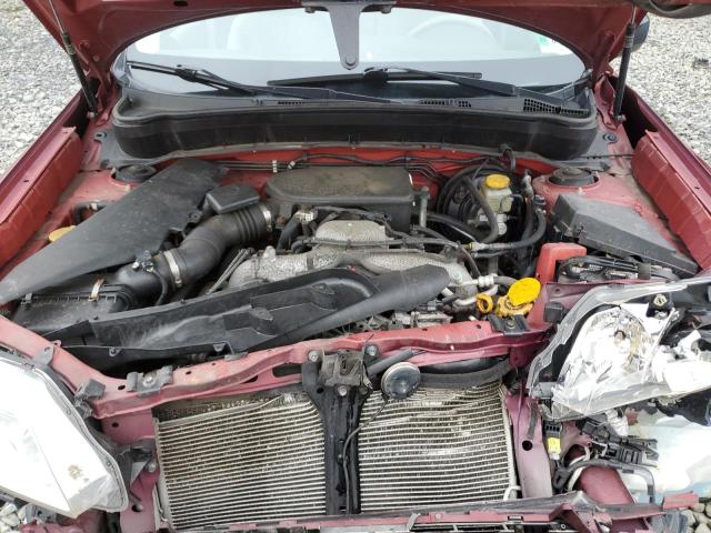 JF2SH6BC4AH900903 - 2010 SUBARU FORESTER XS Bordeaux Foto 11