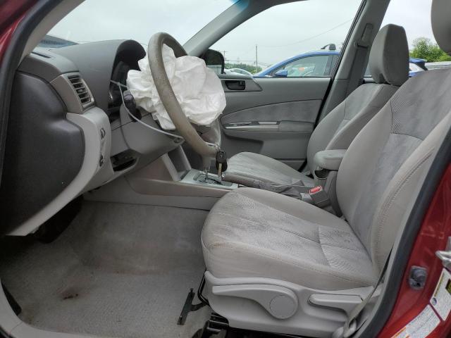 JF2SH6BC4AH900903 - 2010 SUBARU FORESTER XS Bordeaux Foto 7