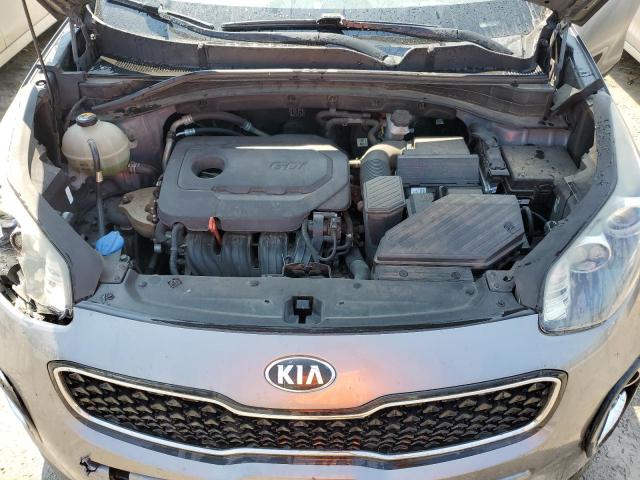 KNDPN3AC3H7050520 - 2017 KIA SPORTAGE EX GRAY photo 11