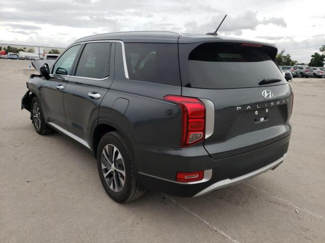 KM8R24HE8LU144462 - 2020 HYUNDAI PALISADE SEL GRAY photo 3