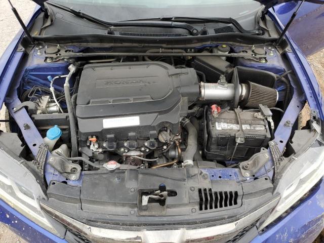 1HGCT2B82GA006603 - 2016 HONDA ACCORD EXL BLUE photo 11