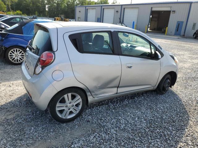 KL8CD6S91EC569907 - 2014 CHEVROLET SPARK 1LT SILVER photo 3