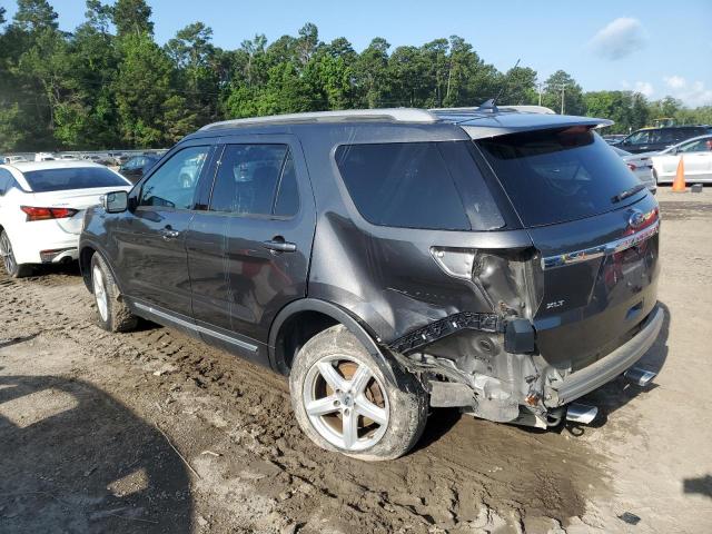 1FM5K7D81JGC84977 - 2018 FORD EXPLORER XLT Gris photo 2