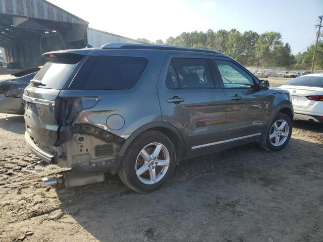 1FM5K7D81JGC84977 - 2018 FORD EXPLORER XLT Gris photo 3
