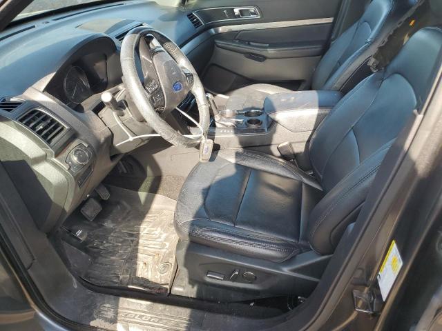 1FM5K7D81JGC84977 - 2018 FORD EXPLORER XLT Gris photo 7