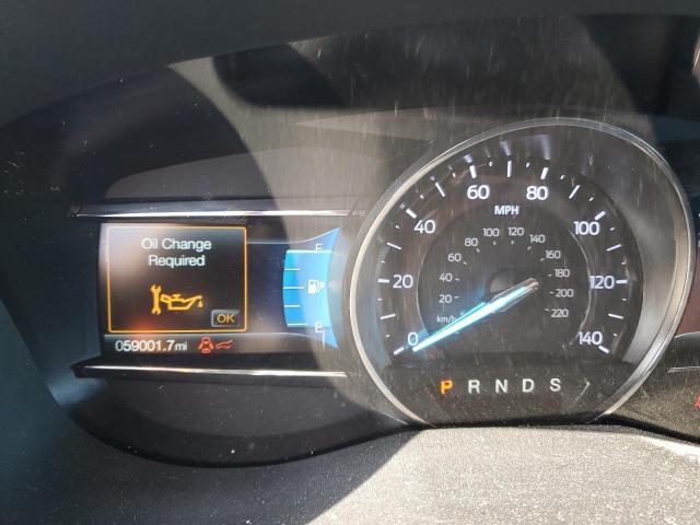 1FM5K7D81JGC84977 - 2018 FORD EXPLORER XLT Gris photo 9