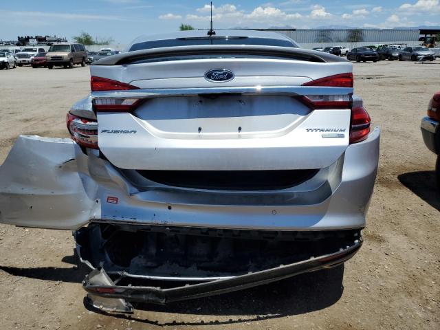 3FA6P0D97JR132016 - 2018 FORD FUSION TITANIUM/PLATINUM SILVER photo 6