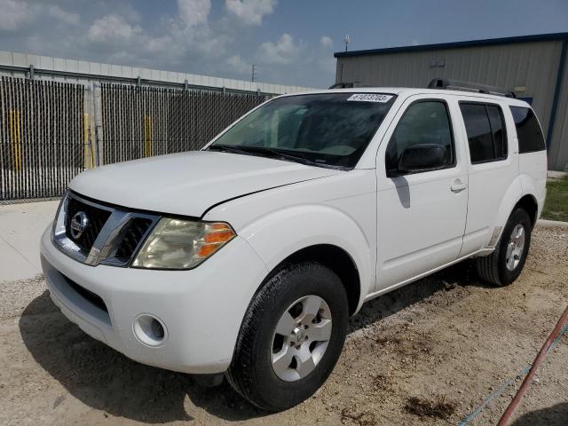 5N1AR18U38C660501 - 2008 NISSAN PATHFINDER S WHITE photo 1