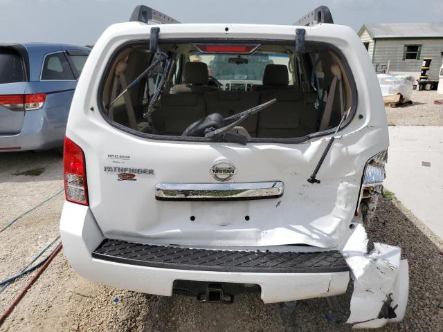 5N1AR18U38C660501 - 2008 NISSAN PATHFINDER S WHITE photo 6