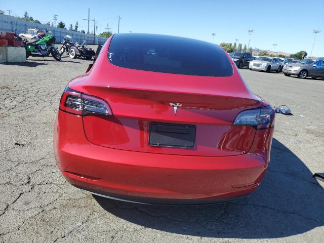 5YJ3E1EA9PF499608 - 2023 TESLA MODEL 3 RED photo 6