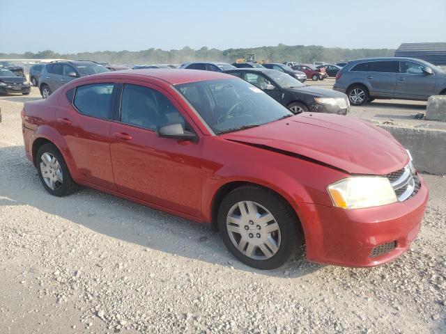 1C3CDZAB3DN544060 - 2013 DODGE AVENGER SE RED photo 4