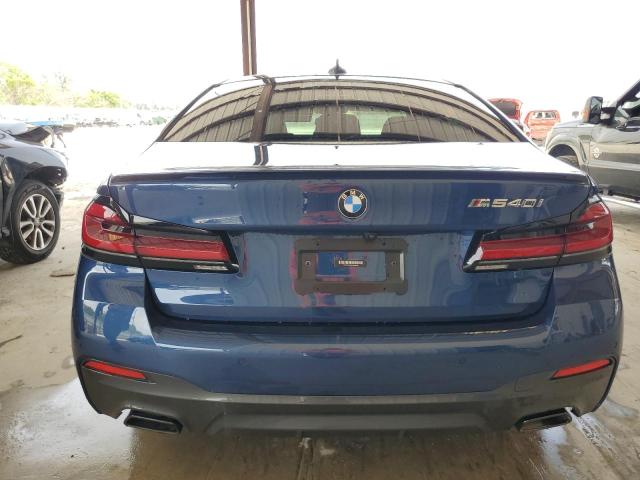 WBA53BJ06MWW95186 - 2021 BMW 540 I BLUE photo 6