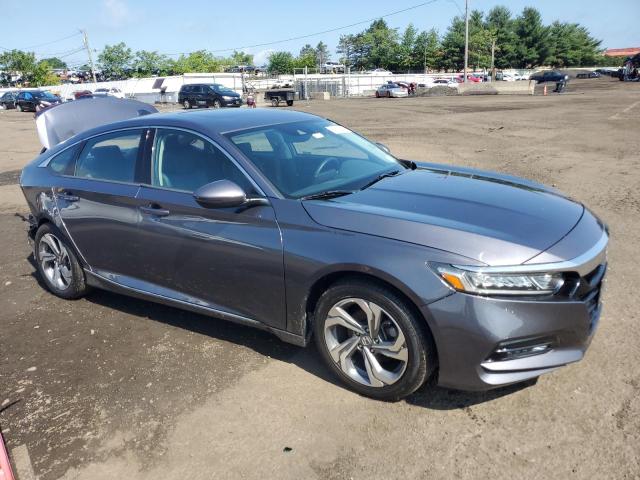 1HGCV1F55KA011503 - 2019 HONDA ACCORD EXL Մոխրագույն լուսանկար 4