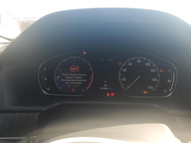 1HGCV1F55KA011503 - 2019 HONDA ACCORD EXL Մոխրագույն լուսանկար 9