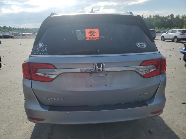 5FNRL6H86JB033129 - 2018 HONDA ODYSSEY TOURING ვერცხლისფერი ფოტო 6