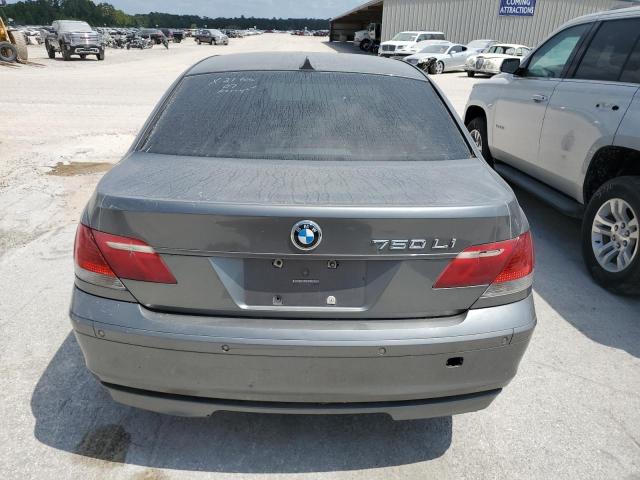 WBAHN83507DT70410 - 2007 BMW 750 GRAY photo 6