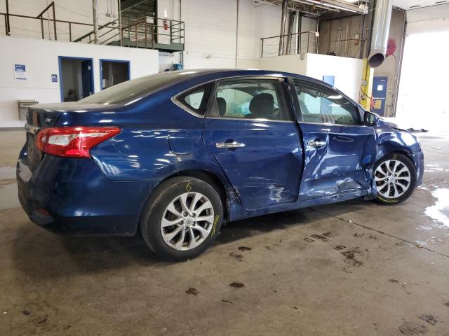 3N1AB7AP1KY271194 - 2019 NISSAN SENTRA S ლურჯი ფოტო 3