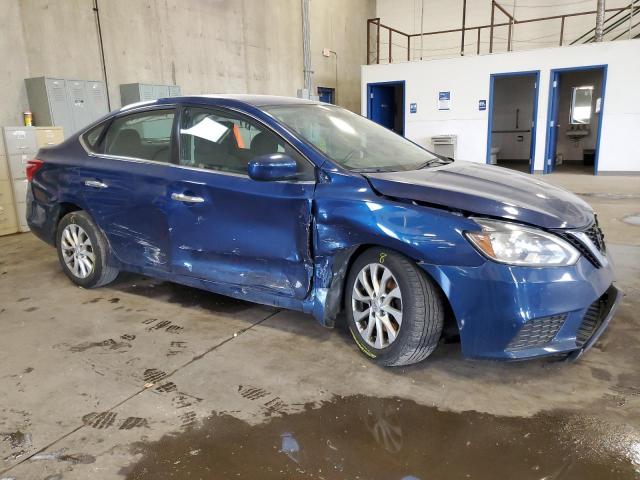 3N1AB7AP1KY271194 - 2019 NISSAN SENTRA S ლურჯი ფოტო 4