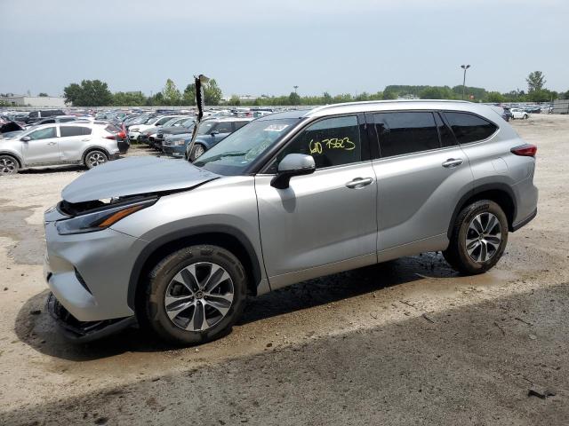 5TDGZRAH7MS071678 - 2021 TOYOTA HIGHLANDER XLE Gümüş foto 1