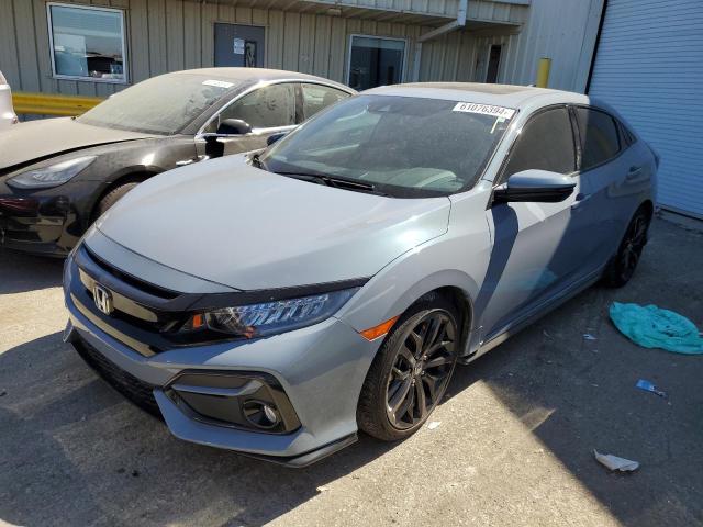 SHHFK7H91MU415530 - 2021 HONDA CIVIC SPORT TOURING GRAY photo 1