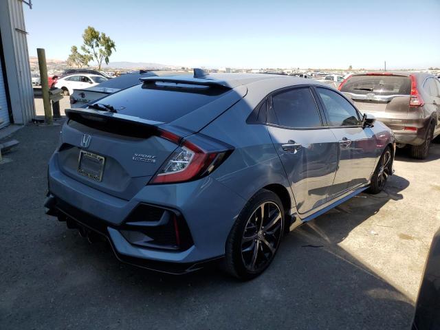SHHFK7H91MU415530 - 2021 HONDA CIVIC SPORT TOURING GRAY photo 3
