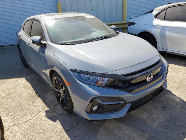 SHHFK7H91MU415530 - 2021 HONDA CIVIC SPORT TOURING GRAY photo 4